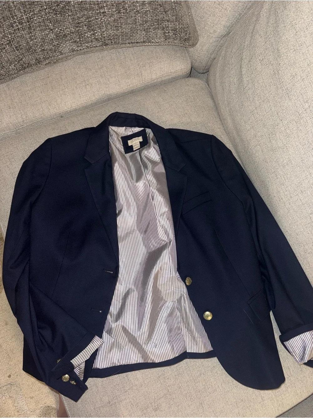Navy Women’s Two-Button Blazer